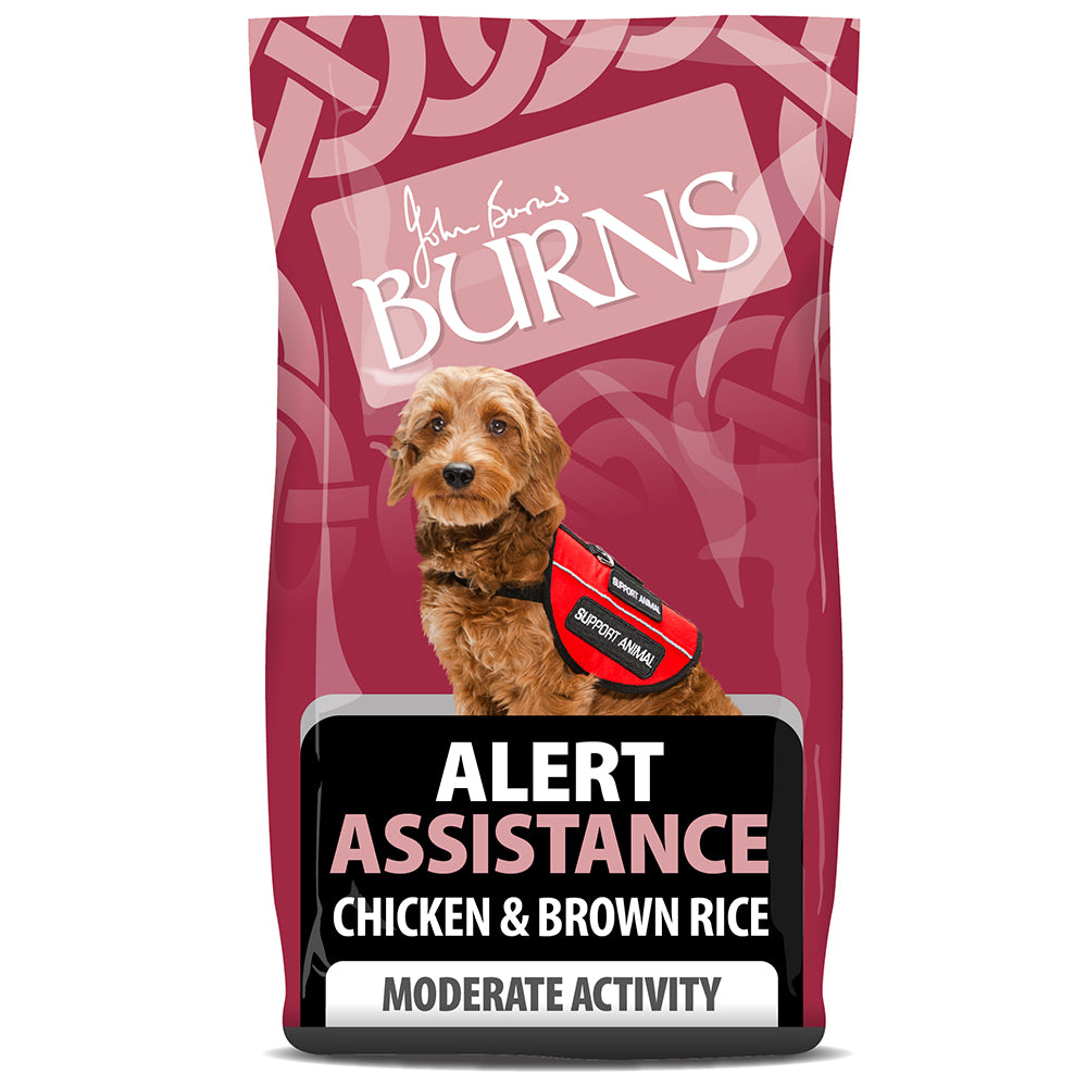 Burns Alert Chicken & Brown Rice Dry Complete kibble Burns