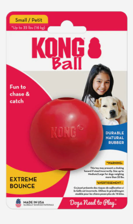 KONG Ball with hole Dog Toy Kong