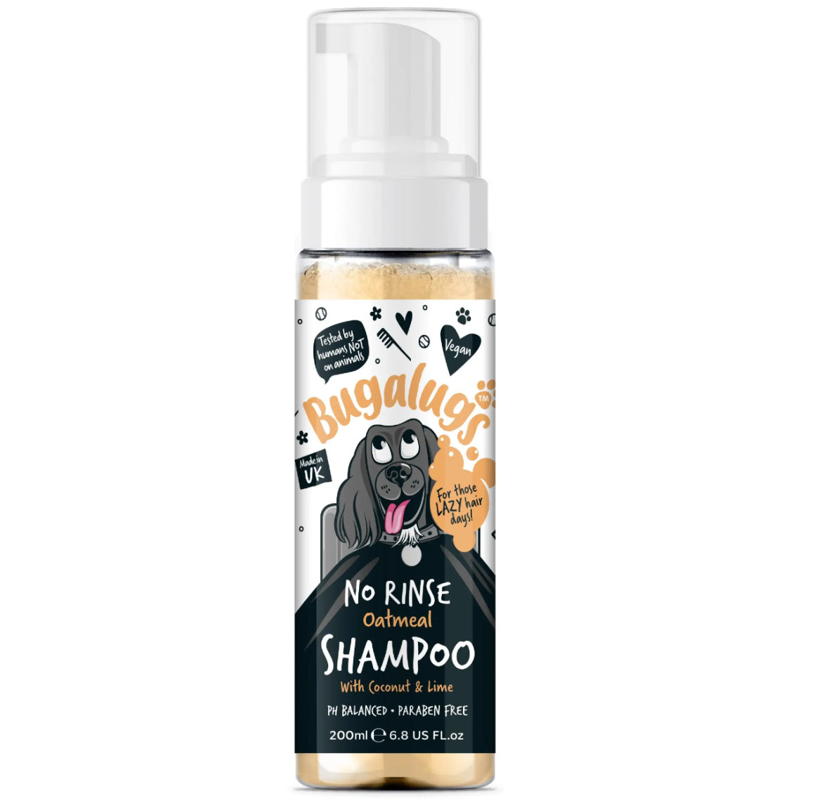 Bugalugs No Rinse Oatmeal Shampoo Grooming Bugalugs