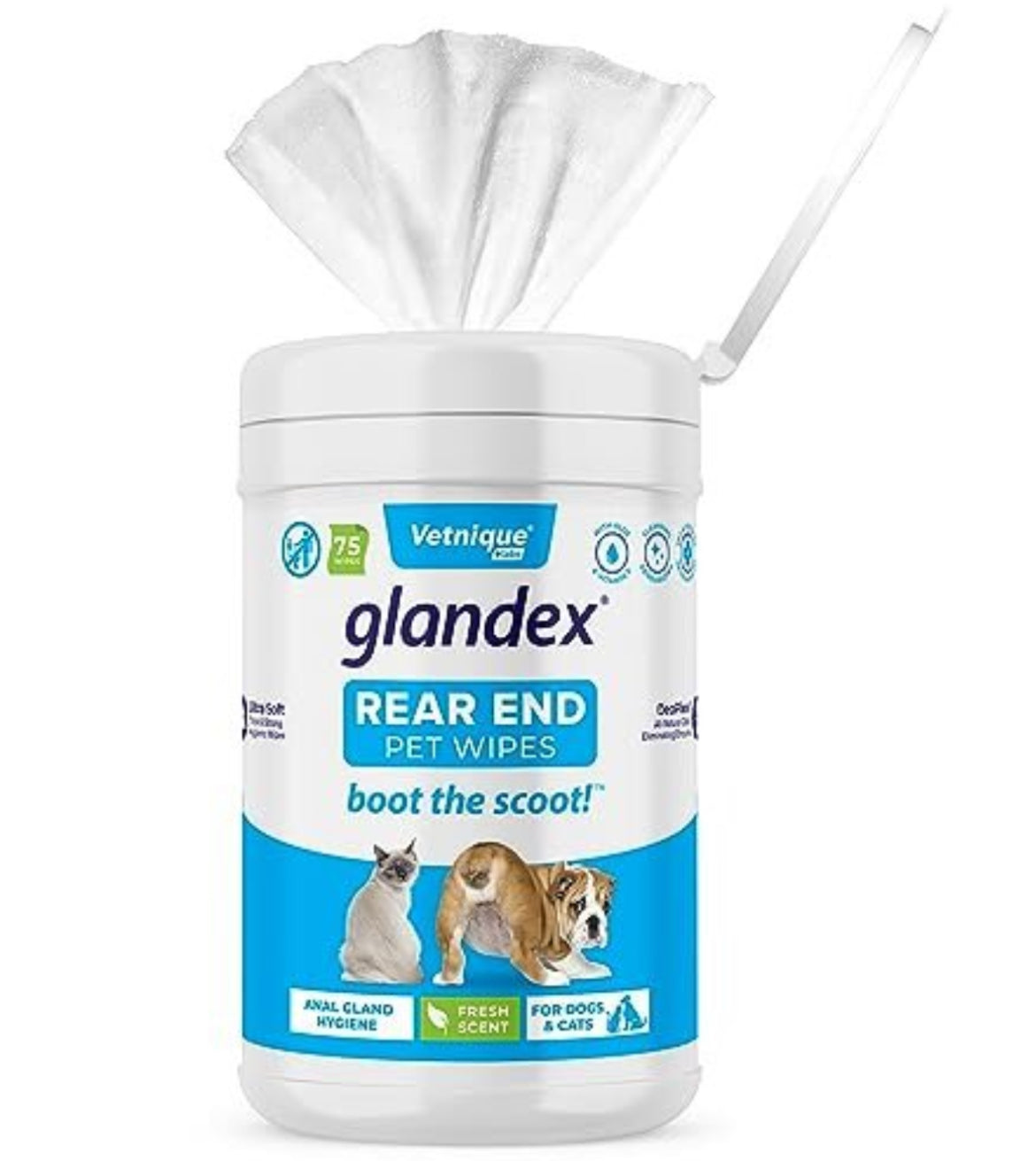 Glandex Dog Wipes Glandex