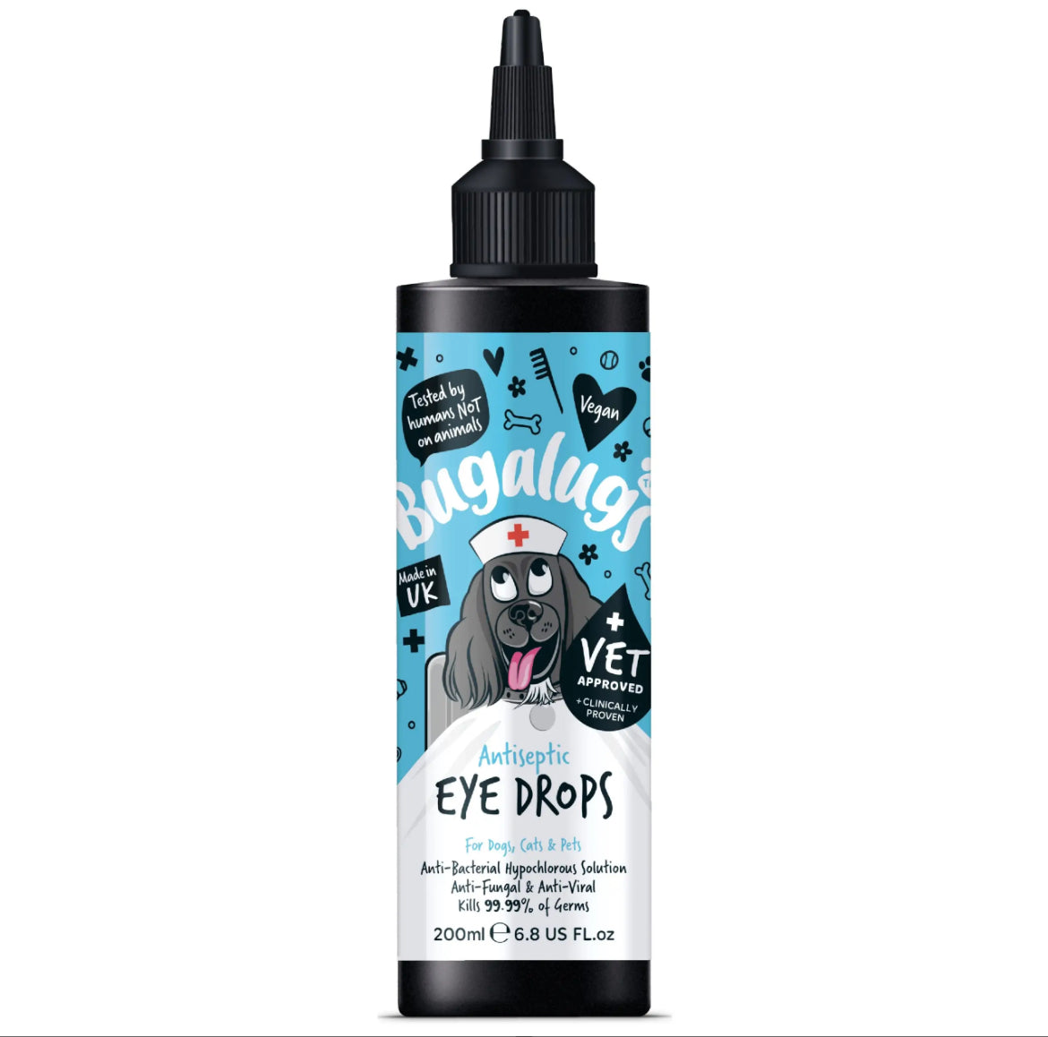 Bugalugs Antiseptic Eye Drops Grooming Bugalugs