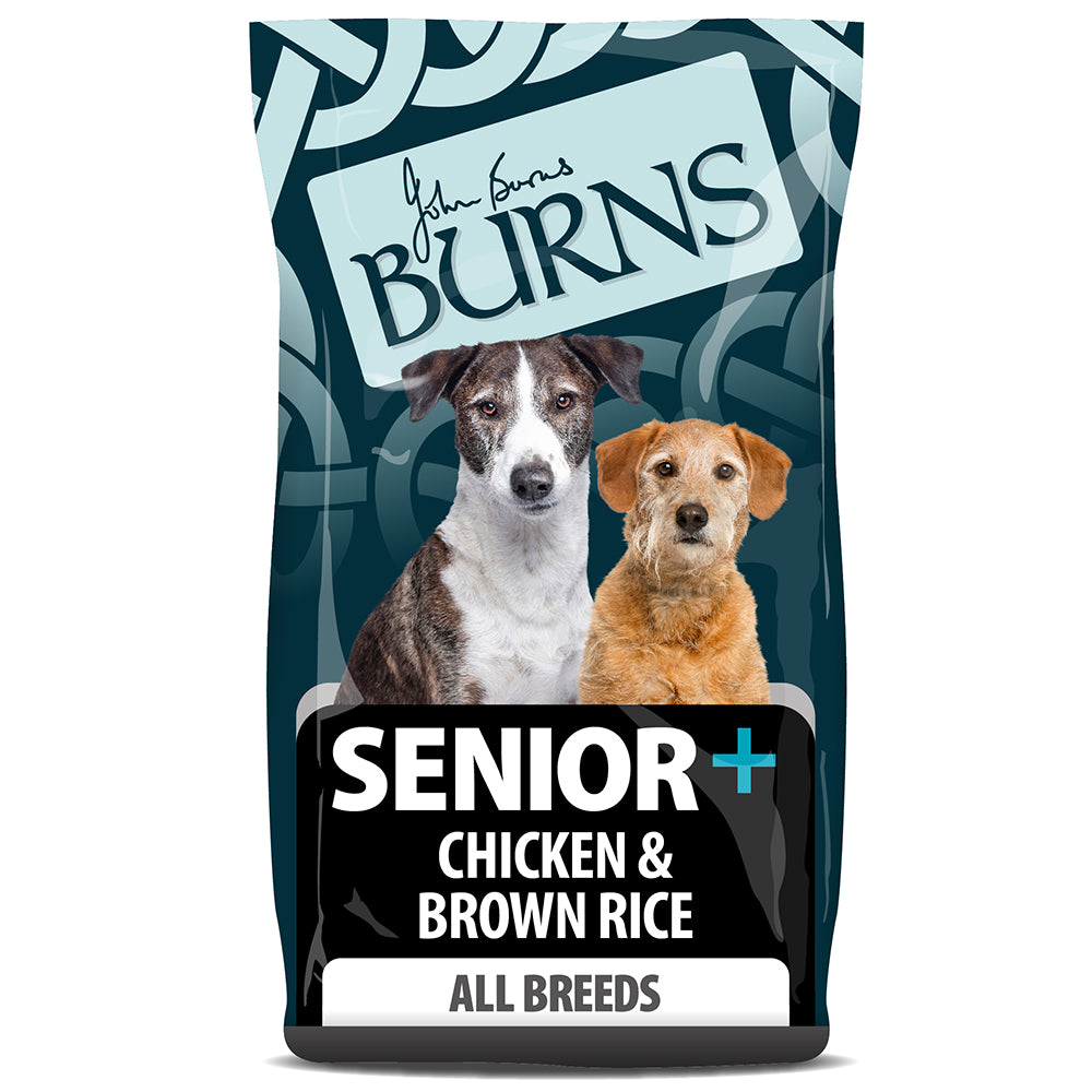 Burns Senior+ Chicken & Brown Rice Dry Complete kibble Burns