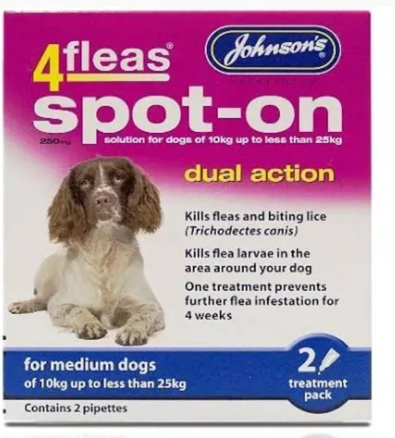 Johnson's 4fleas Spot On for Dogs Johnson’s