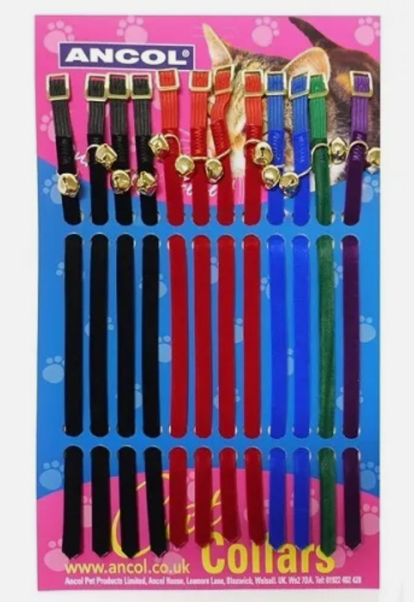 Ancol Safety Buckle Velvet Cat Collar Ancol