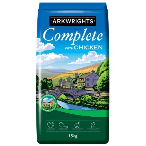 Arkwrights Chicken Working Adult Dog Complete Food 15kg Dry Complete kibble Arkwrights