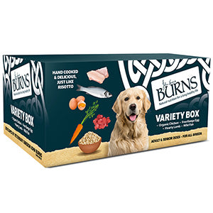 Burns Variety Box Wet Adult and Senior Dog Food Trays Wet Food Burns