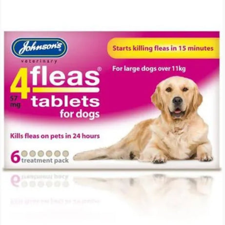 4Fleas Tablets for Large Dogs Medication Johnson’s