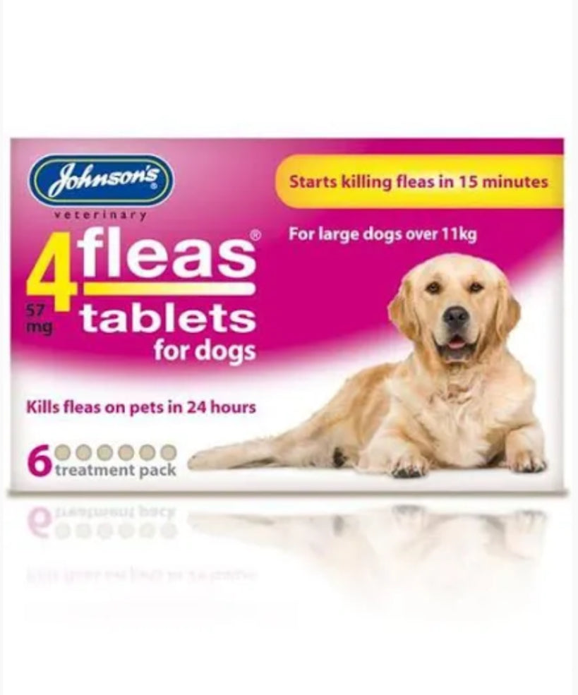 4Fleas Tablets for Large Dogs Medication Johnson’s