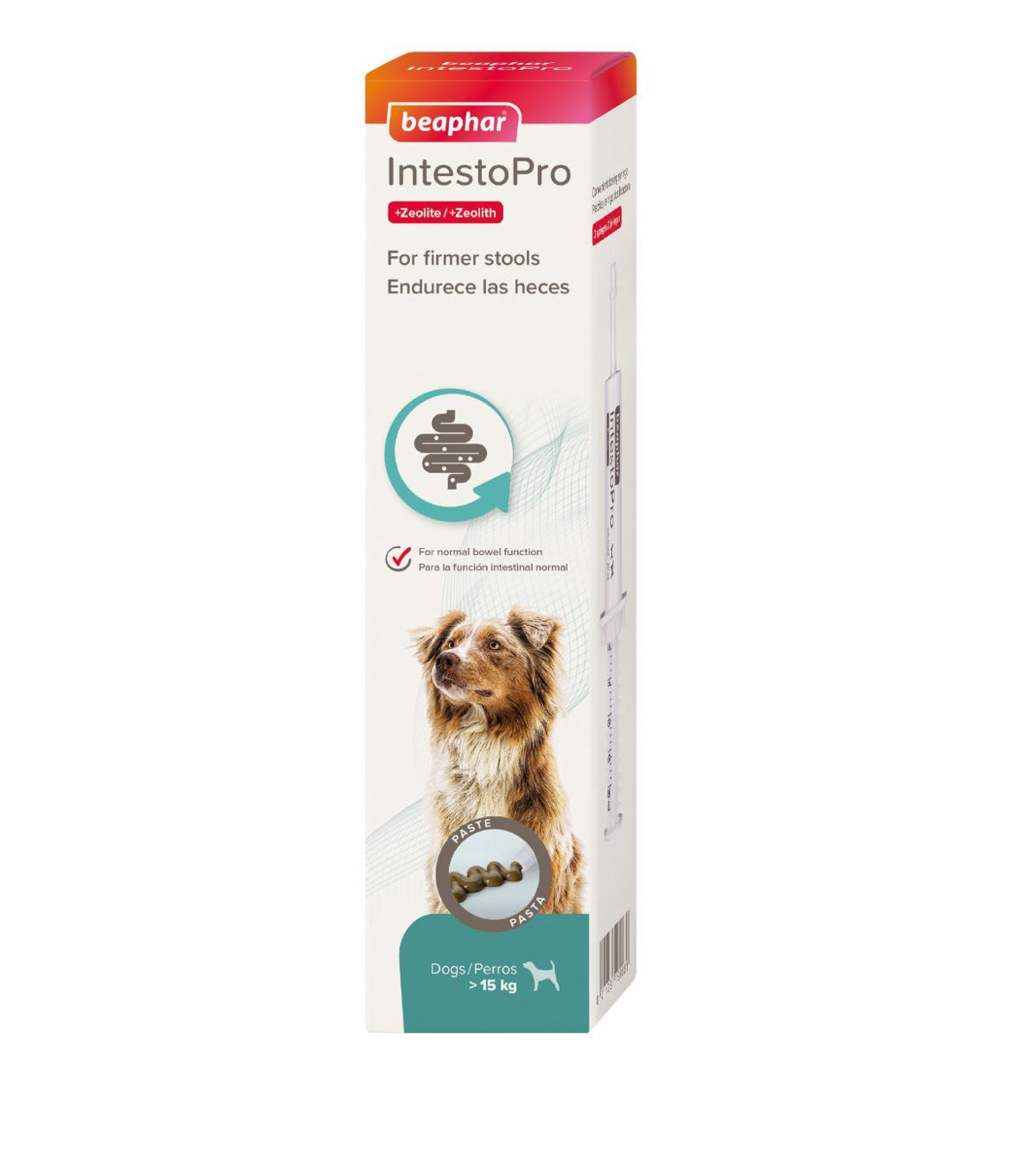 Beaphar IntestoPro PreBiotic Stool Firming Paste for Medium/Large Dogs 20ml x2 Medication Beaphar