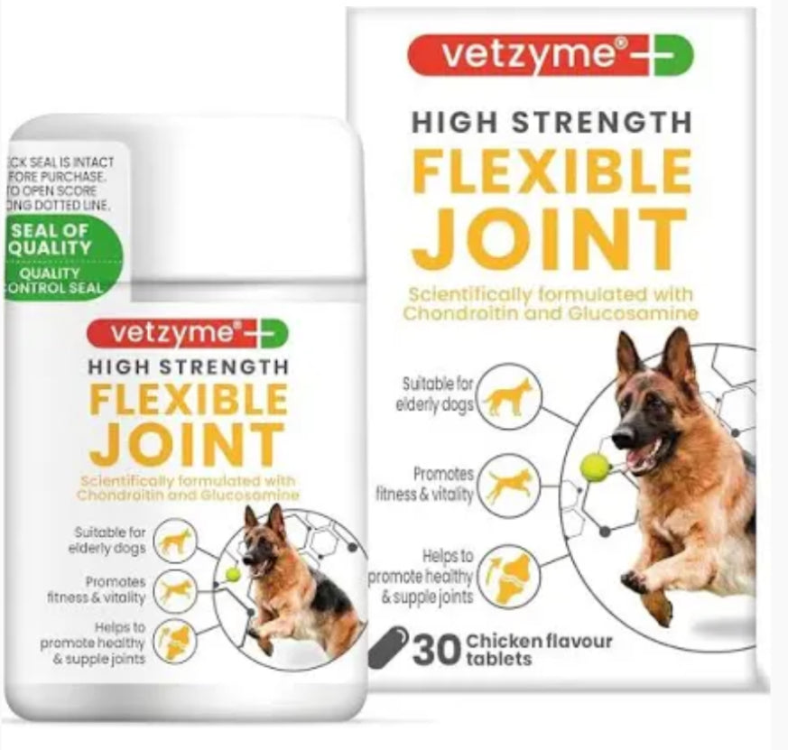 Vetzyme High Strength Flexible Joint Supplements Vetzyme