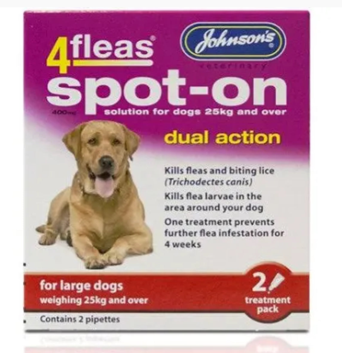 Johnson's 4fleas Spot On for Dogs Johnson’s