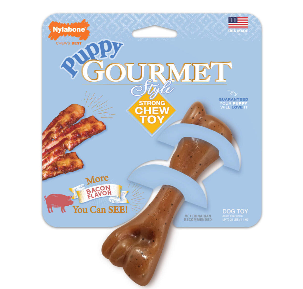 Nylabone Gourmet Style Strong Femur Puppy Chew Toy Nylabone