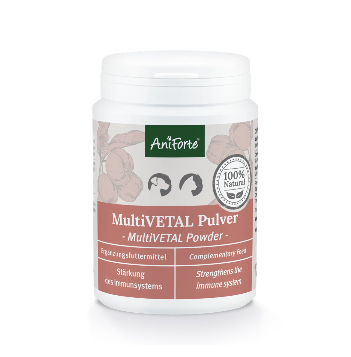 AniForte MultiVETAL Powder 100g - Natural Vitamin and Mineral Supplement for Dogs & Cats supplement AniForte