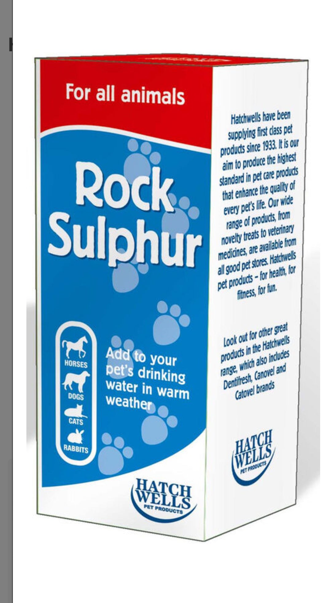 Hatchwells Rock Sulphur Pet Coolant Hatchwells