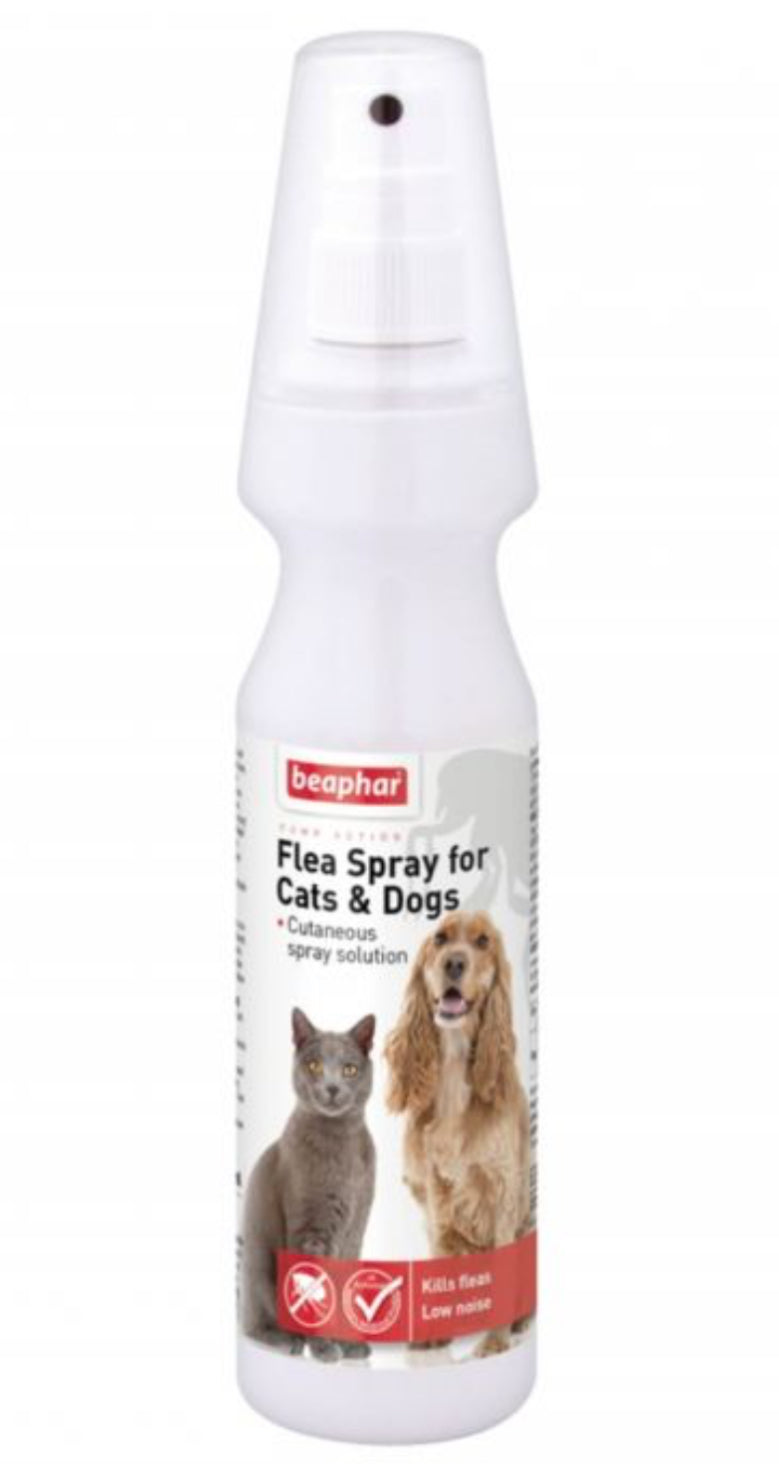 Beaphar Flea Spray for Cats & Dogs 150ml Flea Treatment Beaphar
