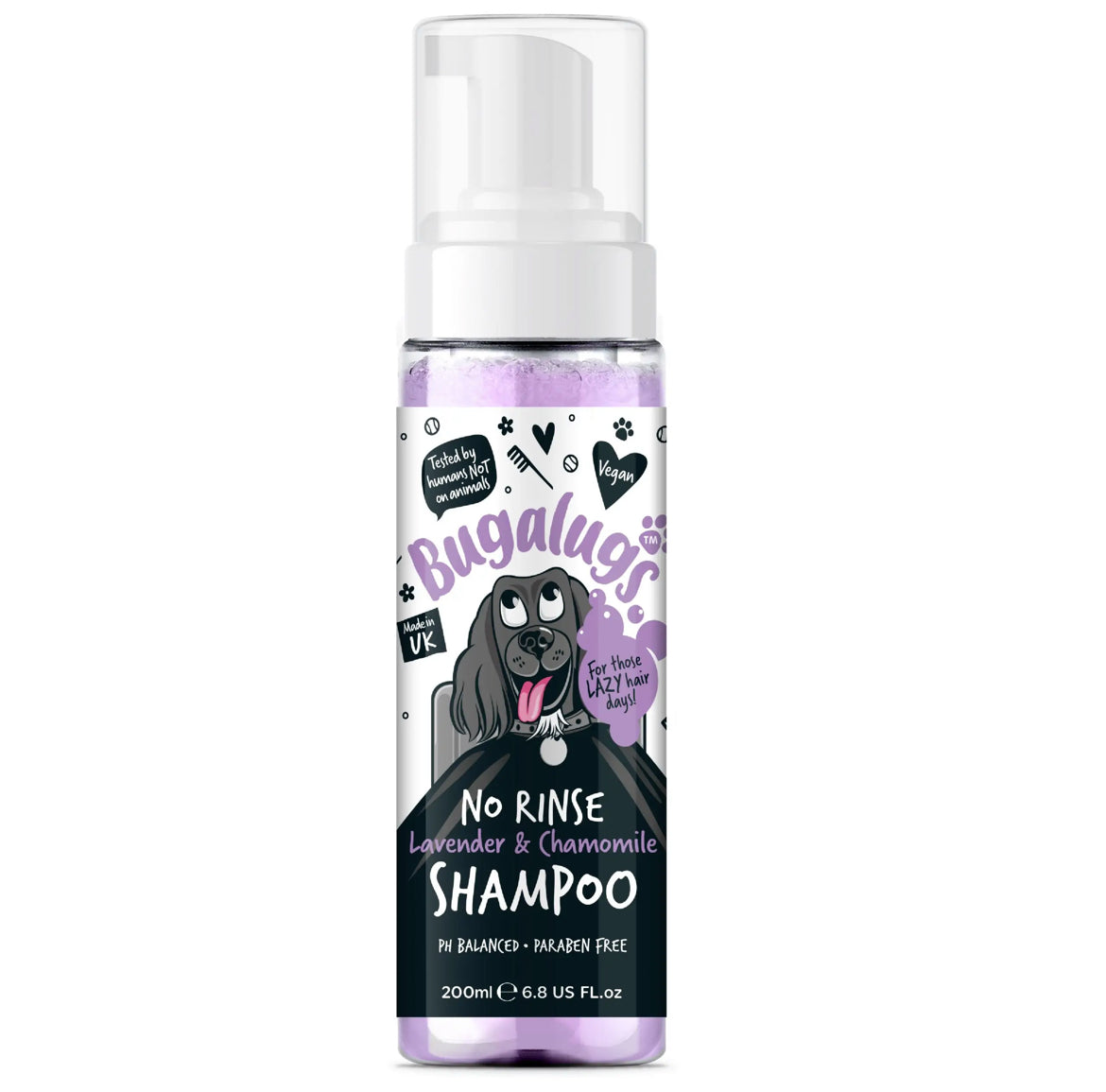 Bugalugs No Rinse Lavender & Chamomile Shampoo Grooming Bugalugs