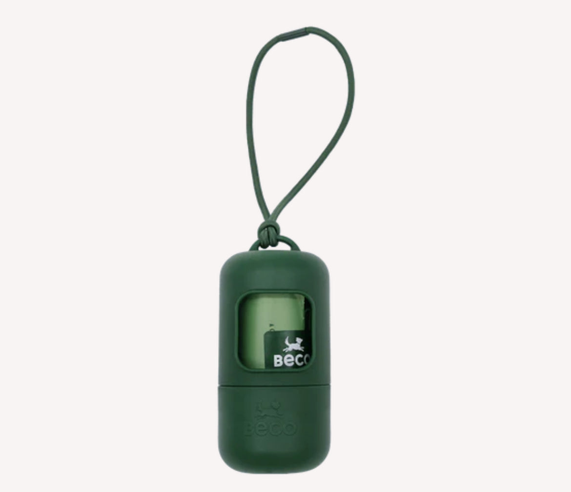 Beco Recycled Plastic Poop Bag Dispenser with bags Beco