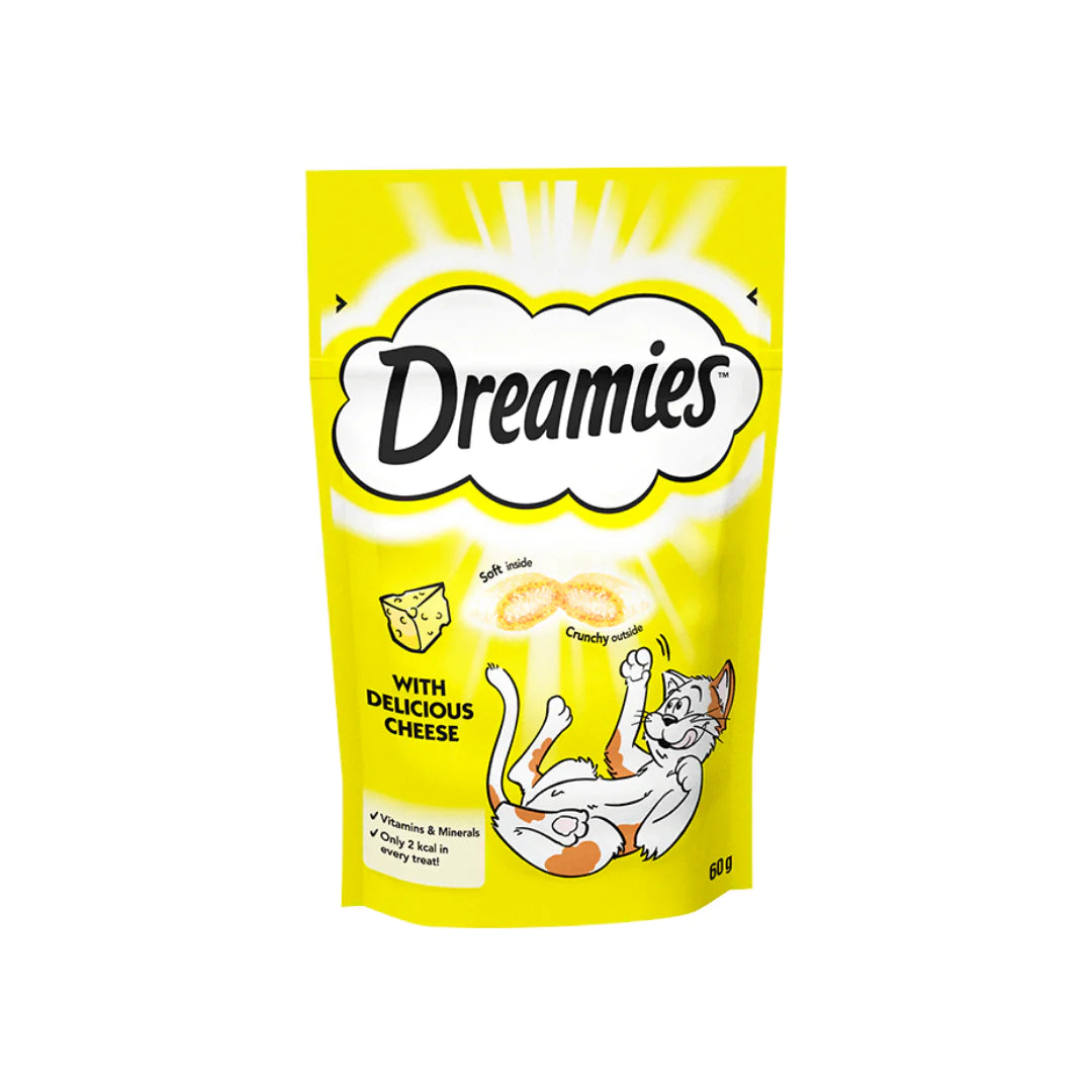 Dreamies Cheese Cat Treats - 8 x 60g Dreamies