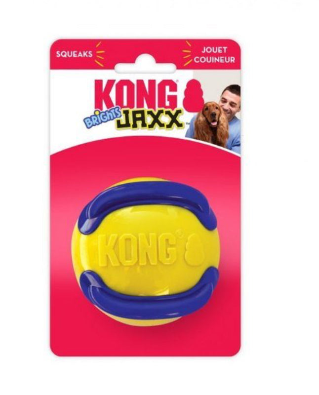 KONG Jaxx Assorted Brights Ball for Dogs Med Kong