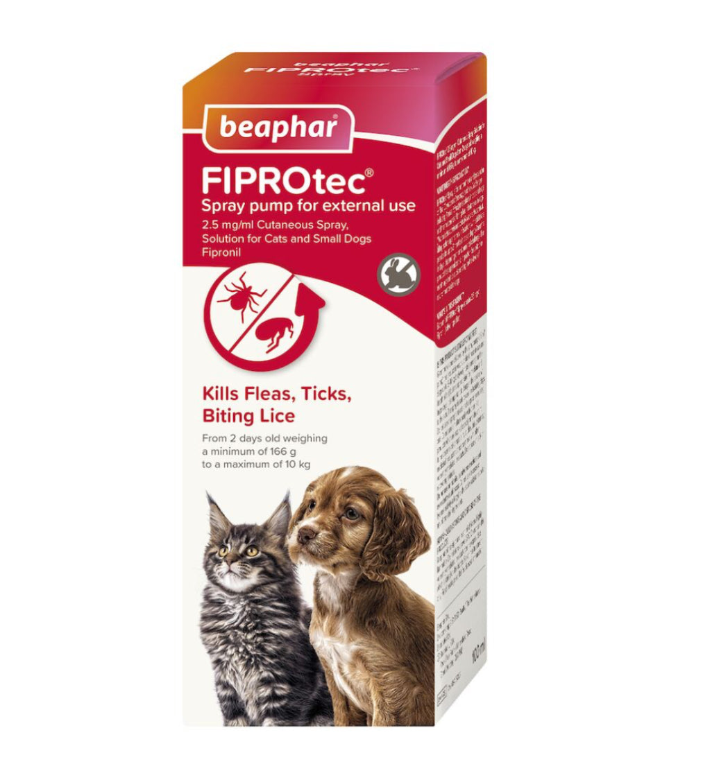 Beaphar FIPROtec® Flea & Tick Spray for Cats & Dogs Flea Treatment Beaphar