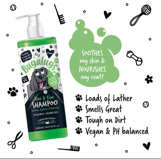 Bugalugs Aloe & Kiwi Shampoo Dog Shampoo Bugalugs