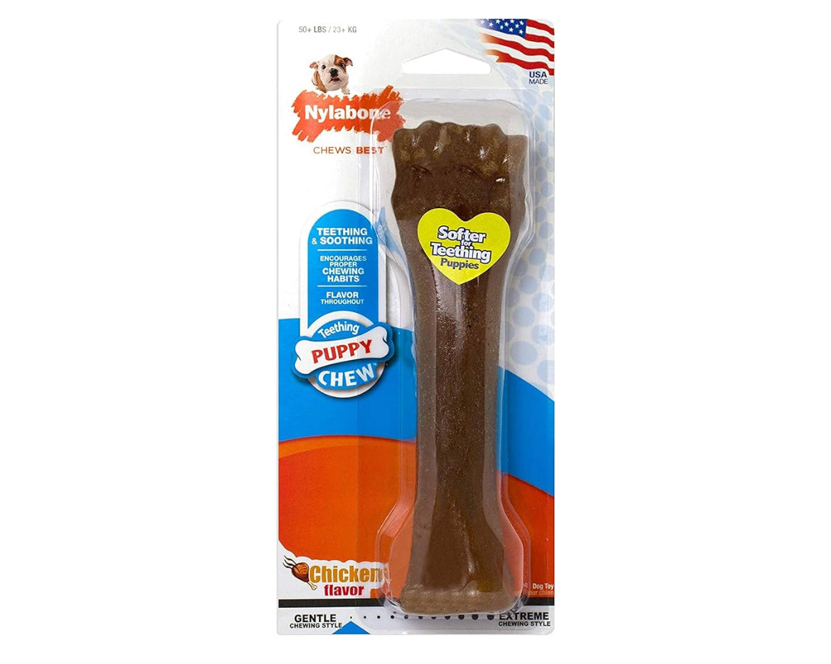 Nylabone Gentle Puppy Dog Teething Chew Toy Bone (XL) Nylabone