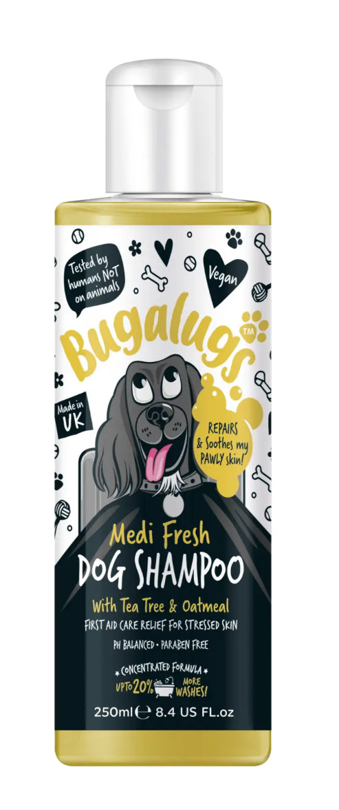 Bugalugs Medi Fresh Dog Shampoo Grooming Bugalugs