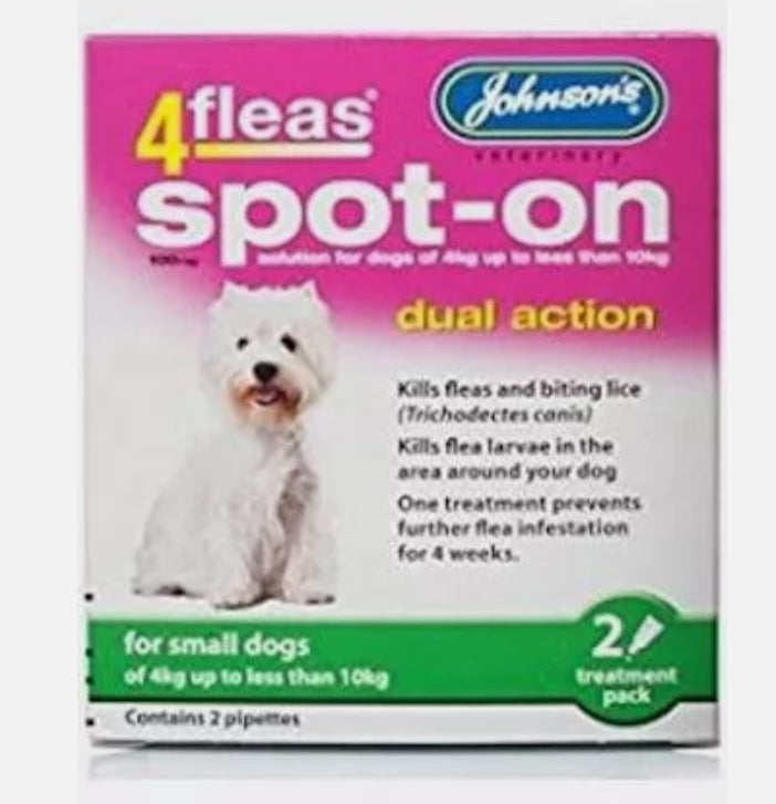 Johnson's 4fleas Spot On for Dogs Johnson’s