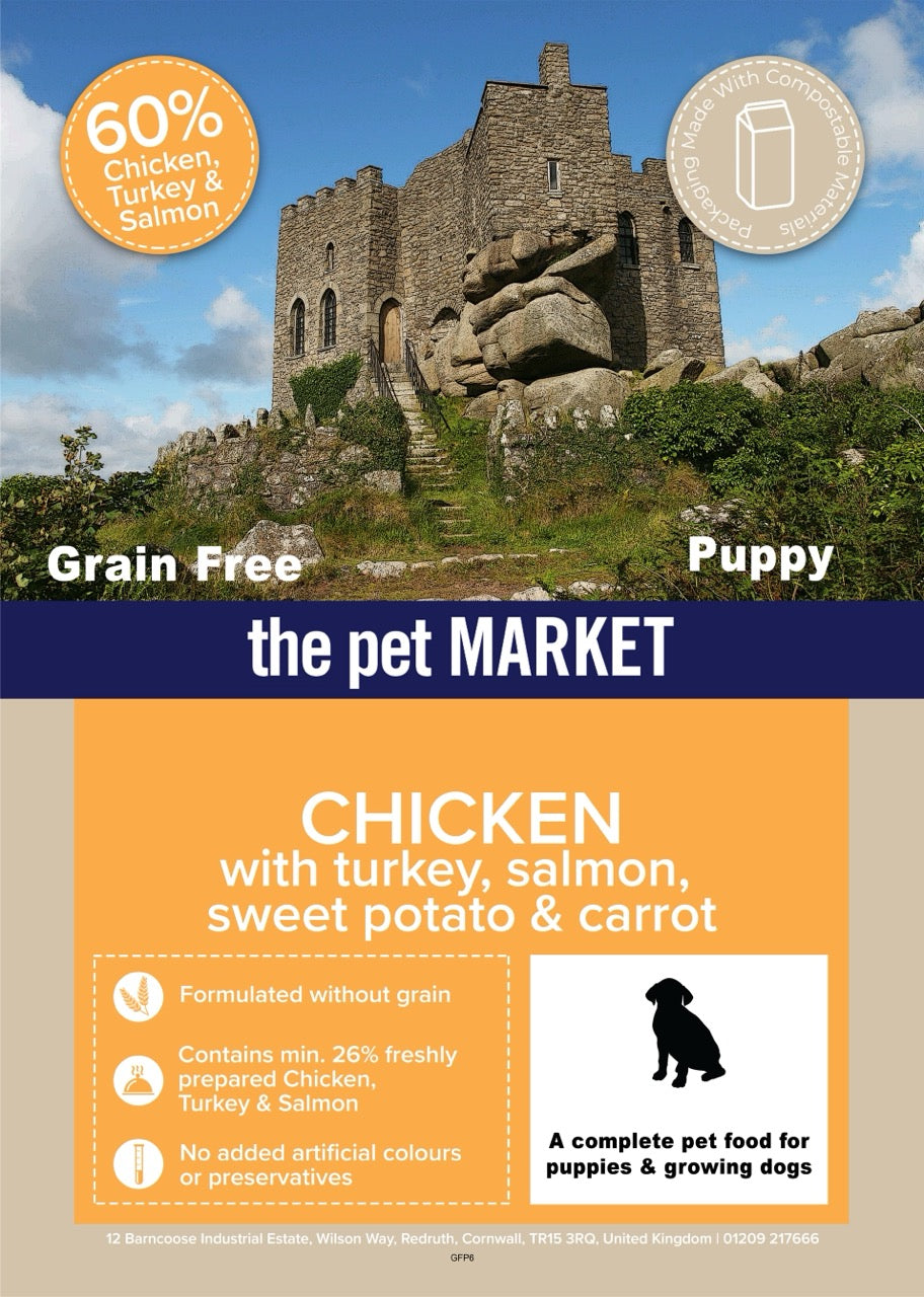 Grain Free Puppy Chicken Dry Complete kibble the Pet MARKET