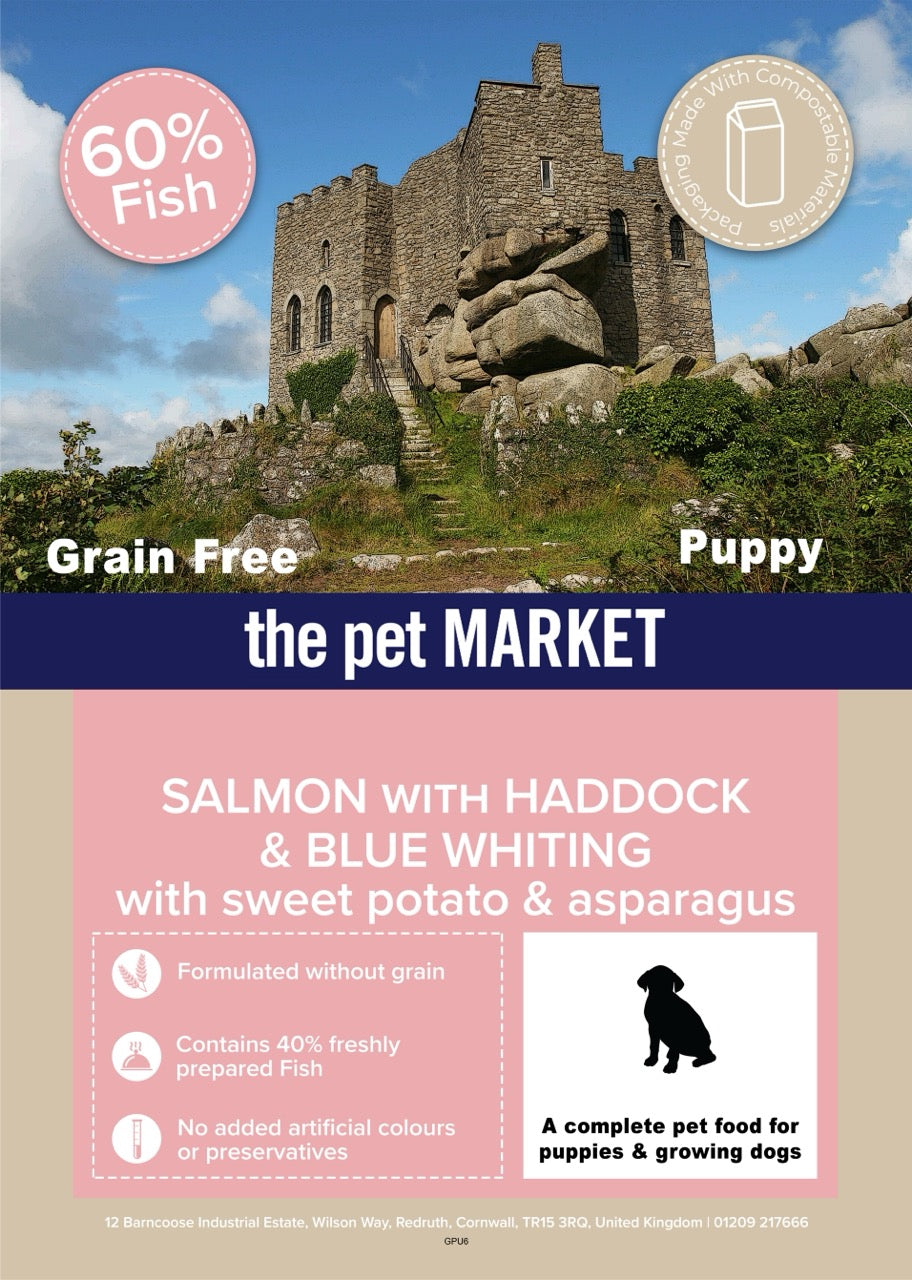 Grain Free Puppy Salmon Dry Complete kibble the Pet MARKET