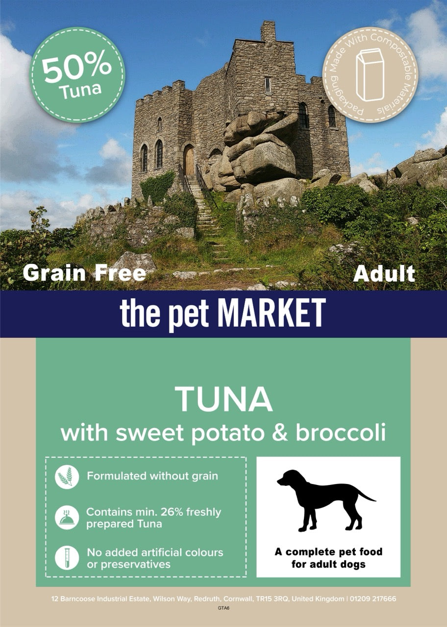 Grain Free Adult Dog Tuna Dry Complete kibble the Pet MARKET