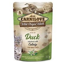 Carnilove duck enrich with catnip wet food for adult cats Carnilove