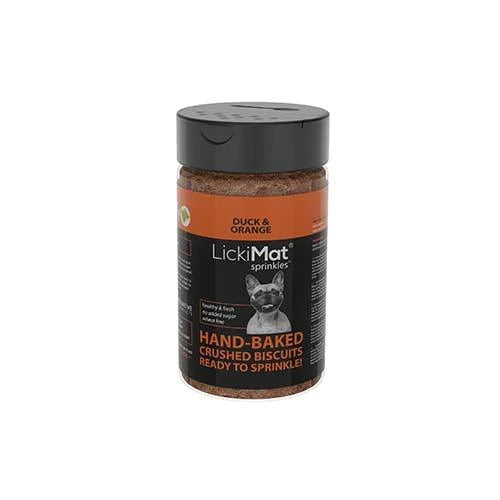 LickiMat Sprinkles Duck And Orange Dog Treat Licki Mat