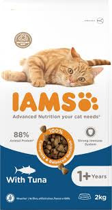 IAMS cat food with tuna 2kg Iams