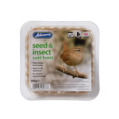 Johnsons Seed & Insect Suet Feast 280g