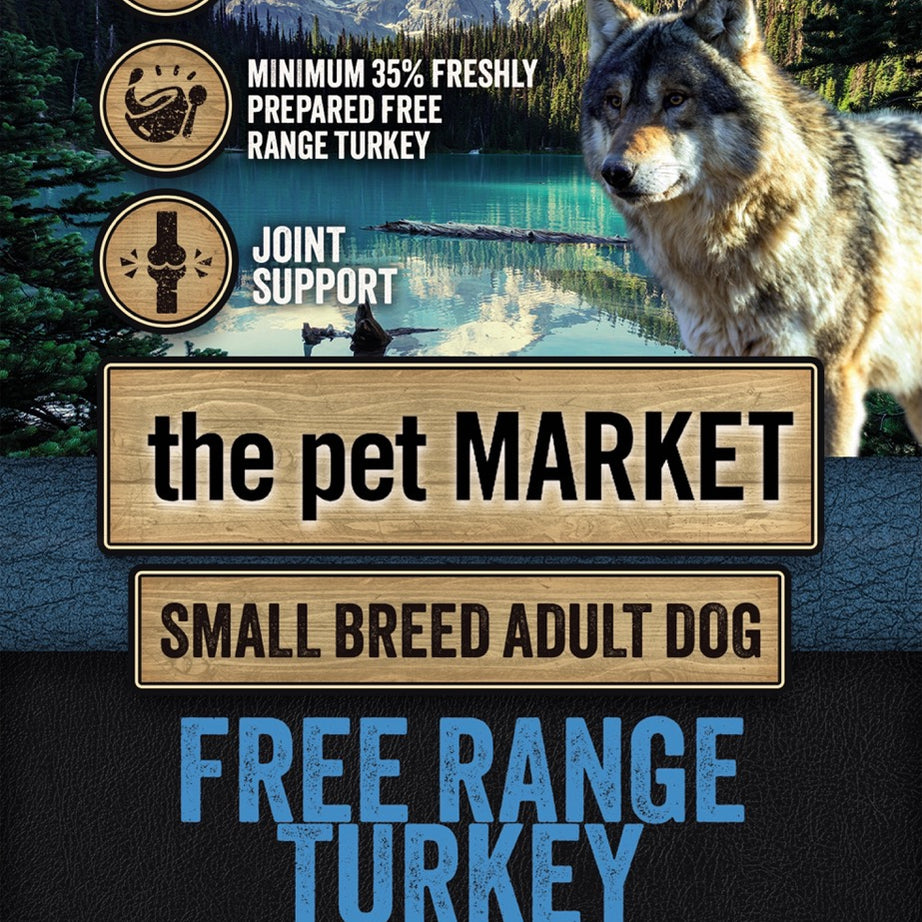 Superfood 65 Small Breed Adult Dog Free Range Turkey Dry Complete kibble the Pet MARKET