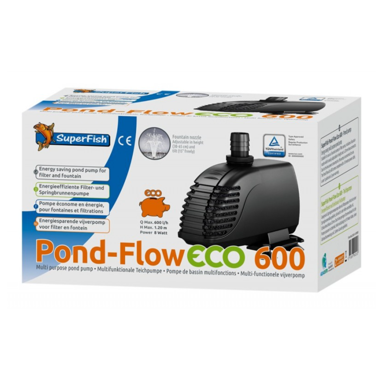 Superfish Pond Flow Eco 600 Superfish