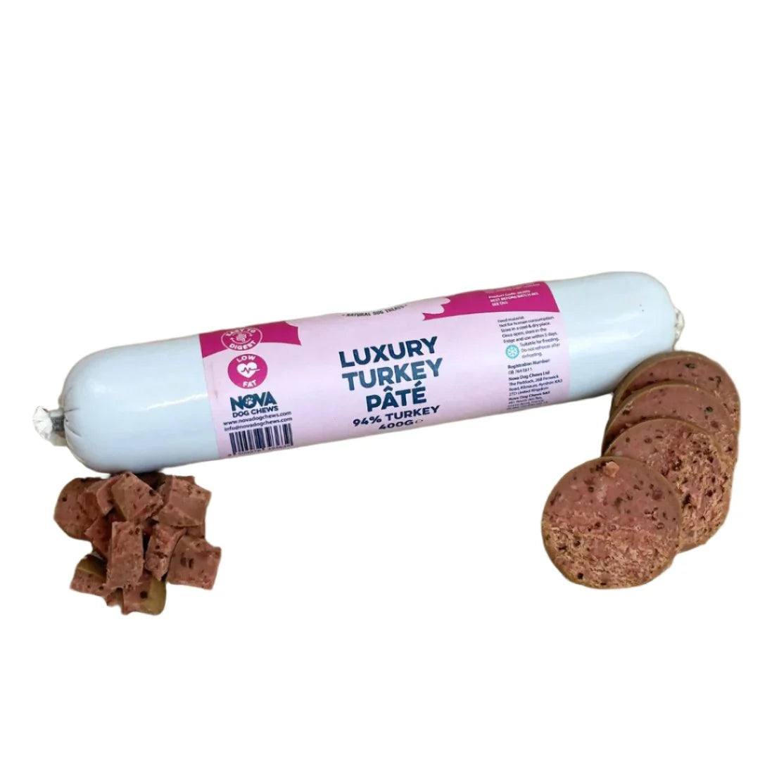Nova Paddock Farm Luxury Turkey Pate 400g Dog Treat Nova Paddock