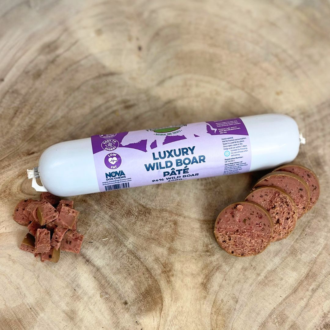 Luxury Wild Boar Pate 400g Dog Food Nova Paddock