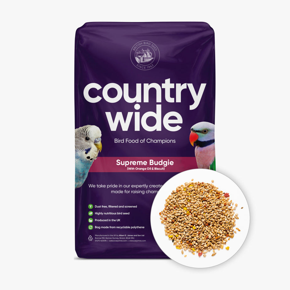 Countrywide Supreme Budgie (With Orange Oil & Biscuit) Bird feed Country Wide