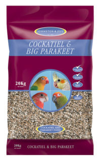 Cockatiel & Big Parakeet Bird feed Johnston & Jeff