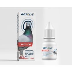 Avisolve Spot-On - Ivermectin Mite Treatment Anti-Parasite - Pigeons Bird Treatments Avisolve