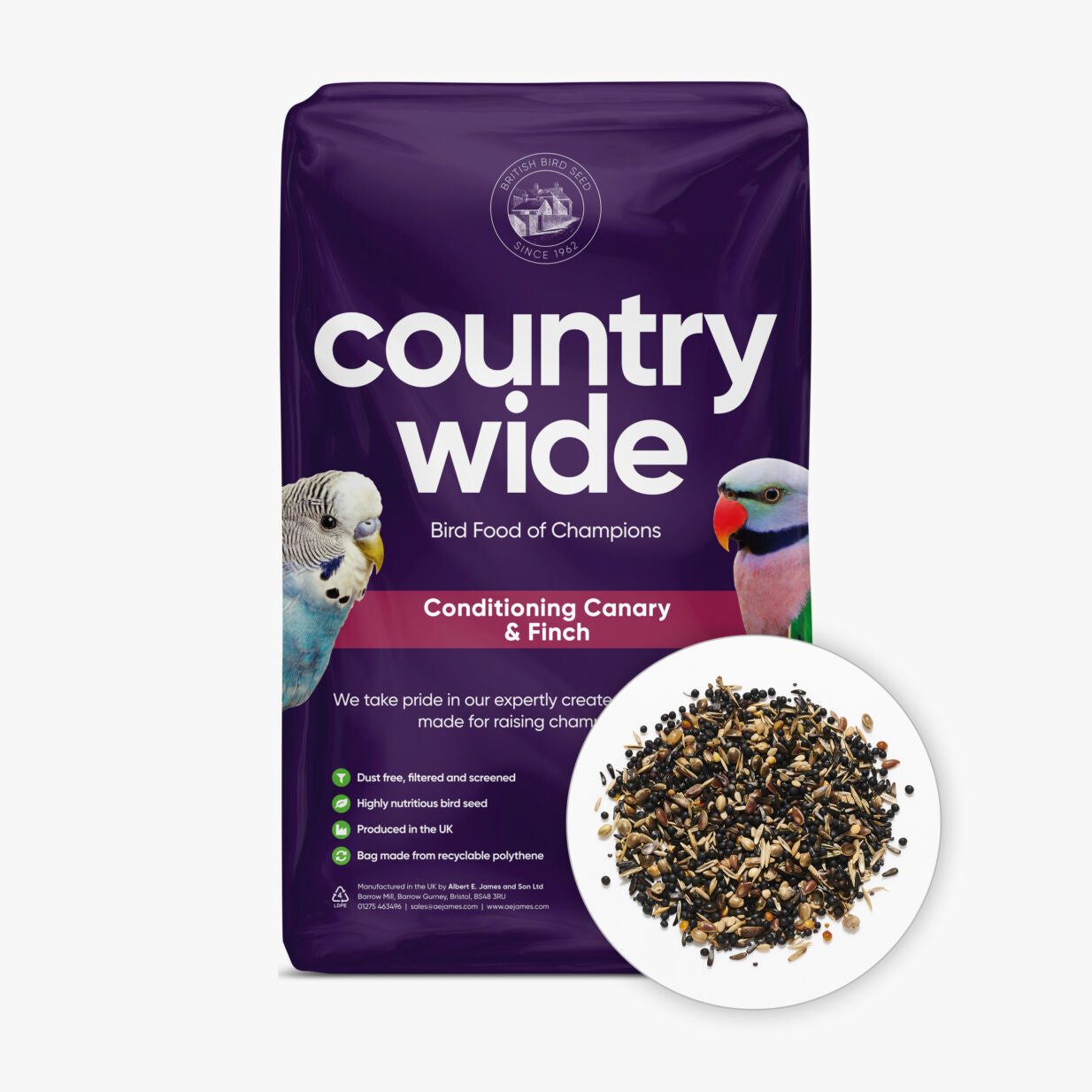 Countrywide Conditioning Canary & Finch Bird feed Country Wide