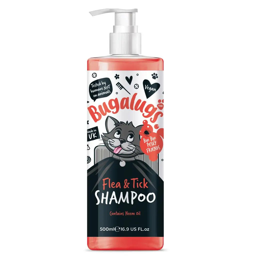 Flea and Tick Cat Shampoo Grooming Bugalugs