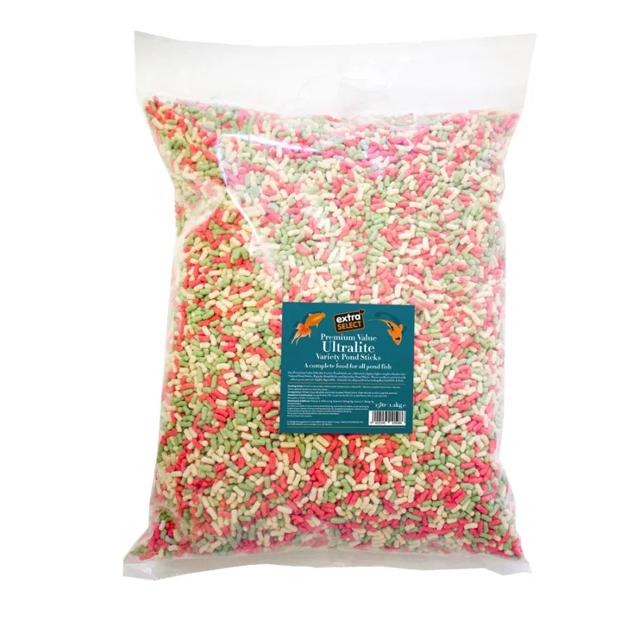 Extra Select Premium variety pond sticks 15 litre Fish Food Extra Select