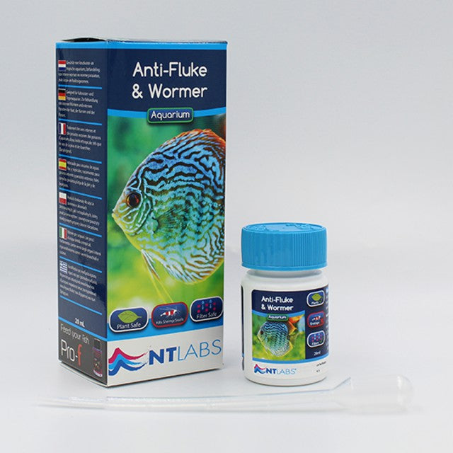 NT Labs Aquarium Anti-Fluke & Wormer Fish Treatment NT Labs