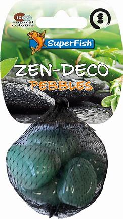 SuperFish Zen Pebble Aquarium Decorative Gravel SuperFish Jade 200g