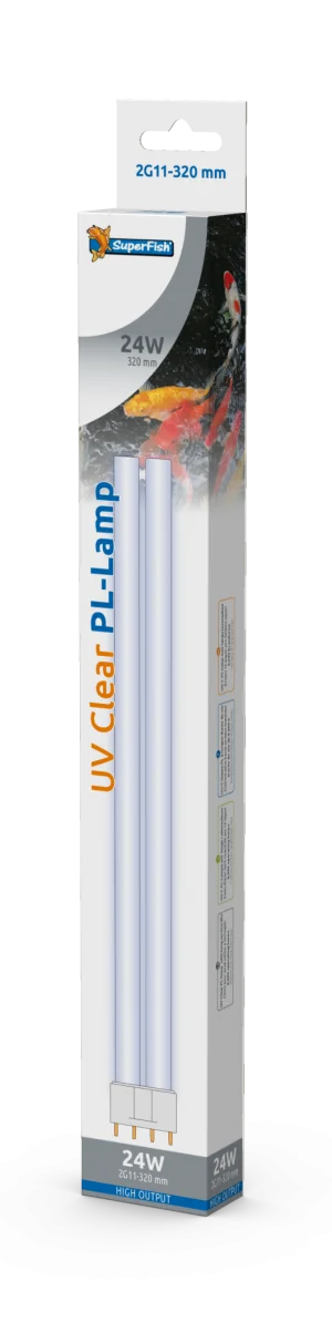 SuperFish 2G11-UV Replacement Lamps Pond UV Bulb SuperFish 24 watt 320mm