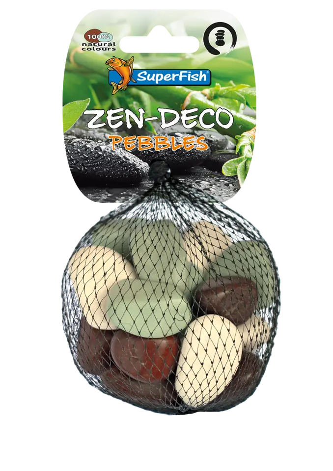 SuperFish Zen Pebble Aquarium Decorative Gravel SuperFish Small Mix 300g