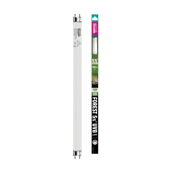 Arcadia T8 Euro-Range Forest 5% UV Tube Reptile UVB Arcadia